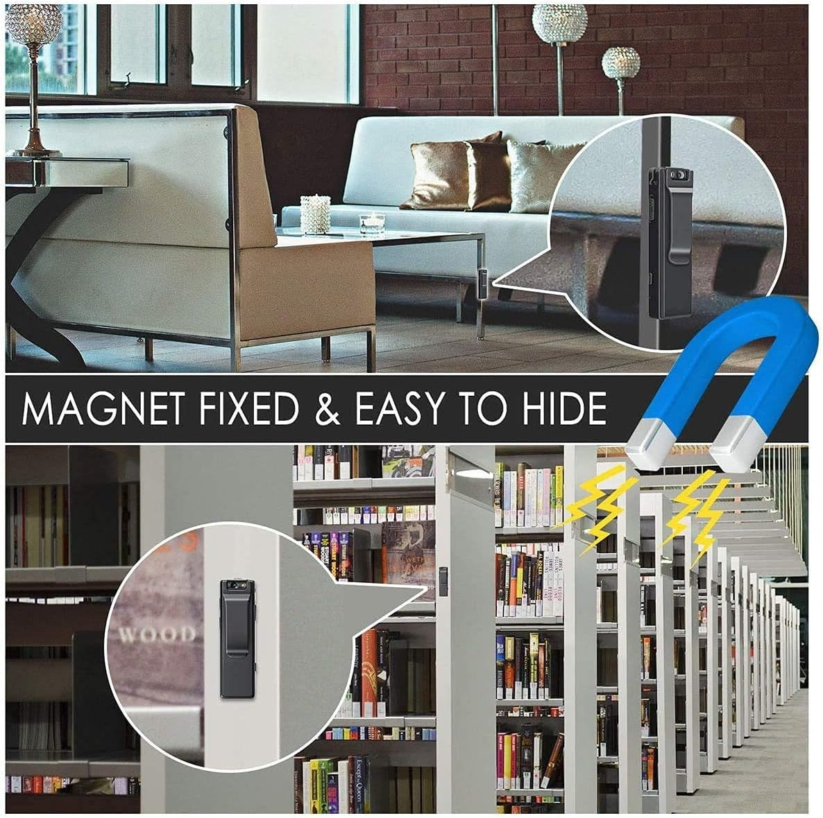 Mini HD Wifi Pocket Camera included Night Vision