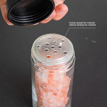 360° Rotating Rack with 18 Glass Spice Jar Set