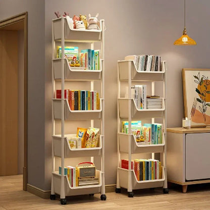 Corner Narrow Slit Storage Cabinet Bathroom Living Room Storage Rack