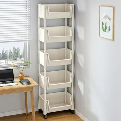 Corner Narrow Slit Storage Cabinet Bathroom Living Room Storage Rack