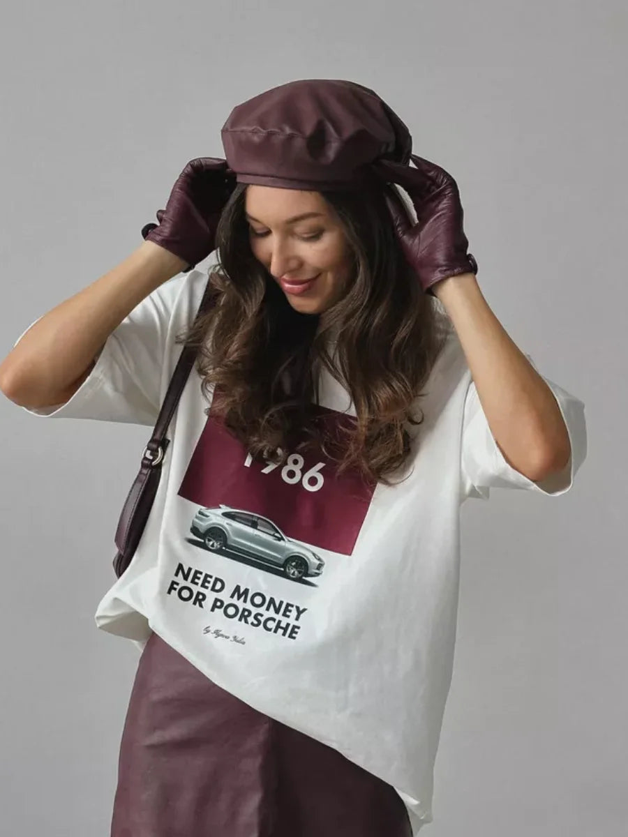 Street Y2K Versatile Pure Cotton Short-sleeved T-shirt Top