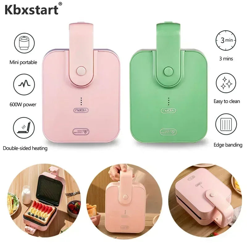 20V600W Electric Sandwich Maker Waffle