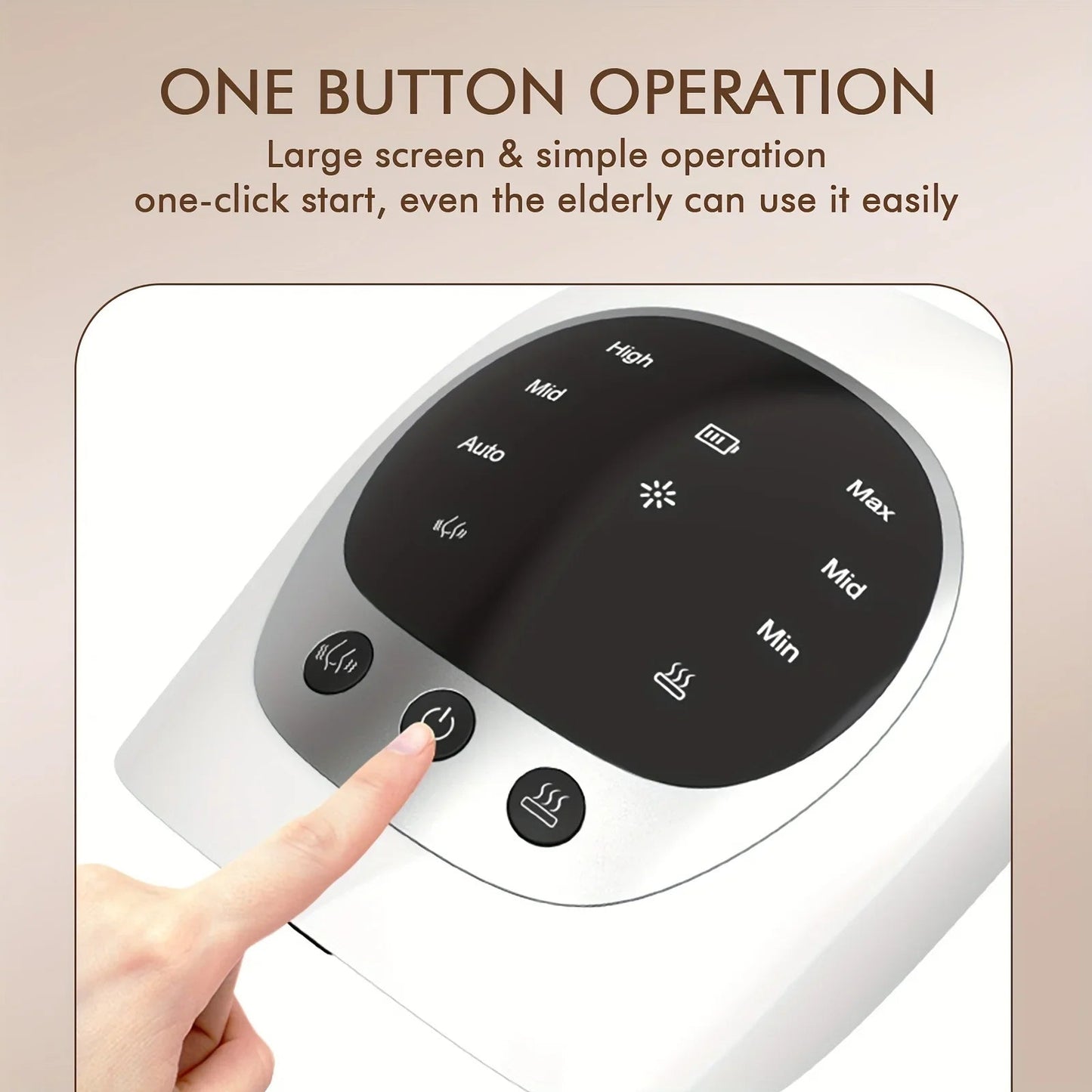 Smart Knee Massager Rechargeable Vibrating Knee