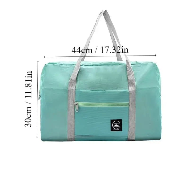 1Pc Red/Navy/Green Multifunctional Folding Travel Bag