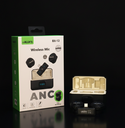 BLUKS BX-12 Professional Wireless Bluetooth Microphone ANC