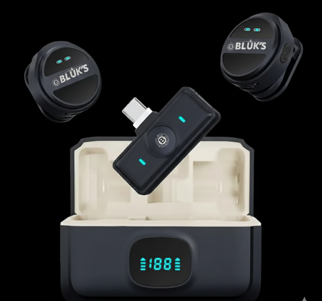 BLUKS BX-12 Professional Wireless Bluetooth Microphone ANC