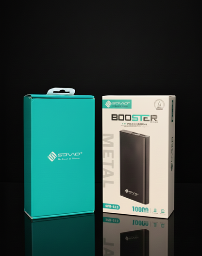 SOVO 10000mAh Fast Charging Metal Power Bank